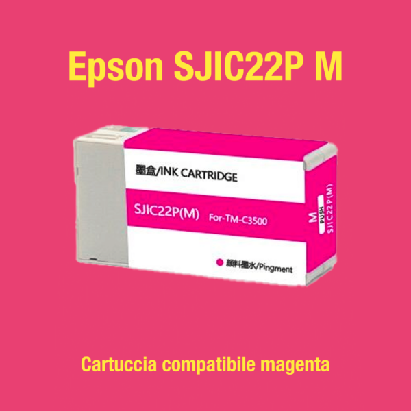 Epson SJIC22P M Kompatible Tintenpatrone Magenta